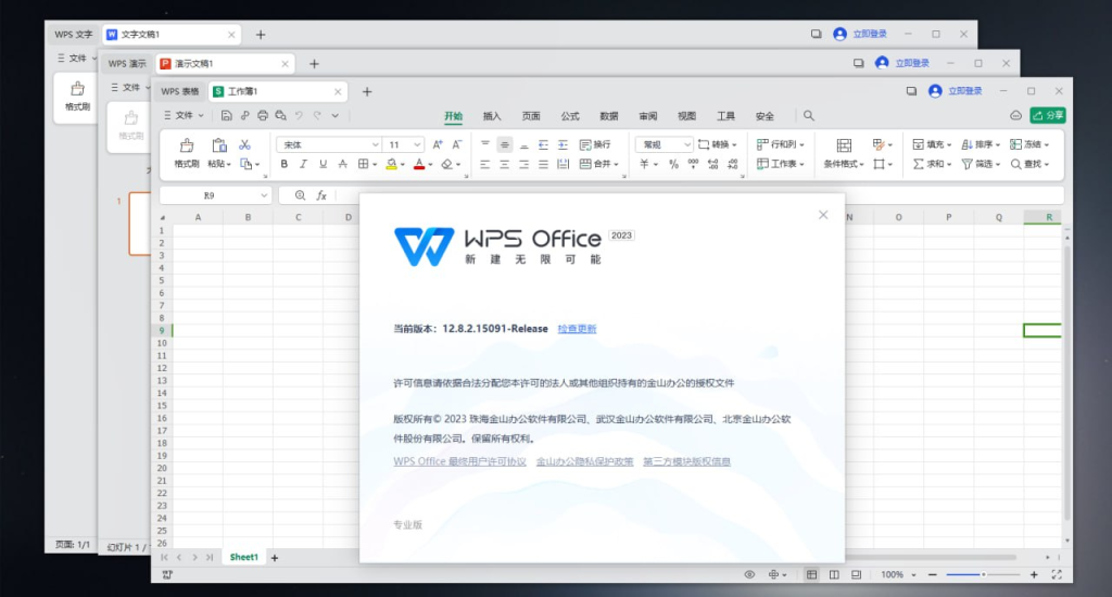 [Windows] WPS Office 2023 专业版（便携版本）-桔子资源网