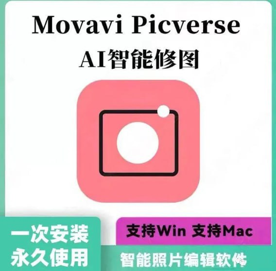 [Windows] AI智能修图神器：Movavi Picverse-桔子资源网