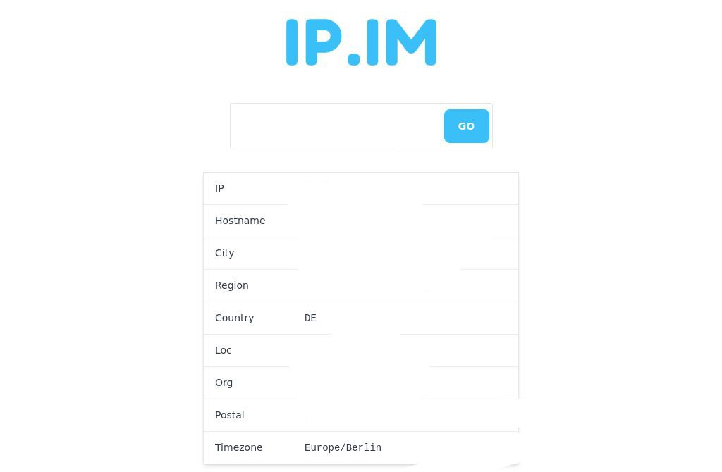 IP.IM - 一个超简洁的 IP 地址查询工具-桔子资源网