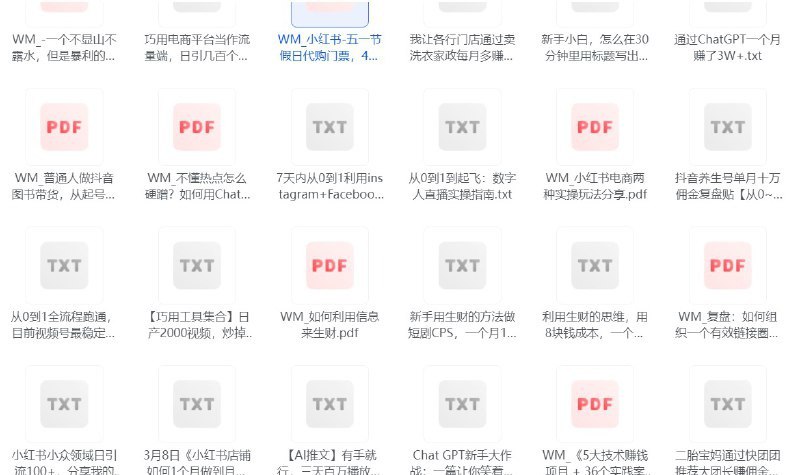 2024年付费网赚项目大合集 精整上千个项目合集-橘子资源网